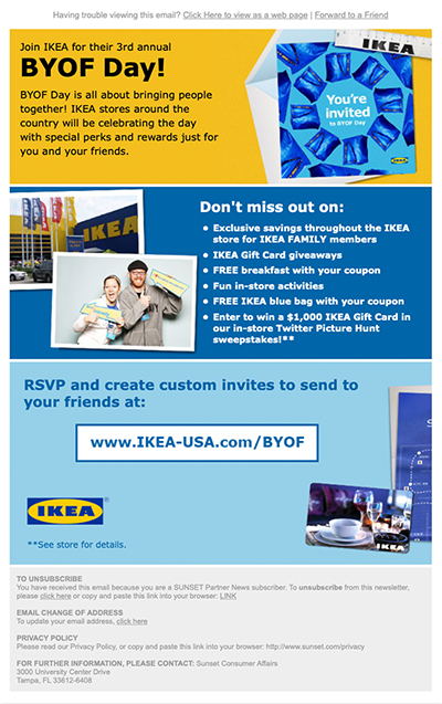 IKEA email