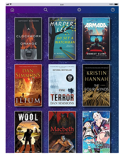 Screenshot of eReader Prototype