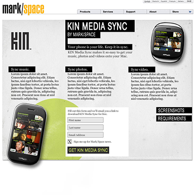 Kin Web Page