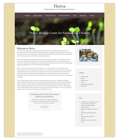 Thrive Home Page