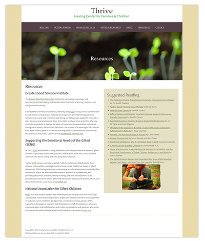 Thrive Website